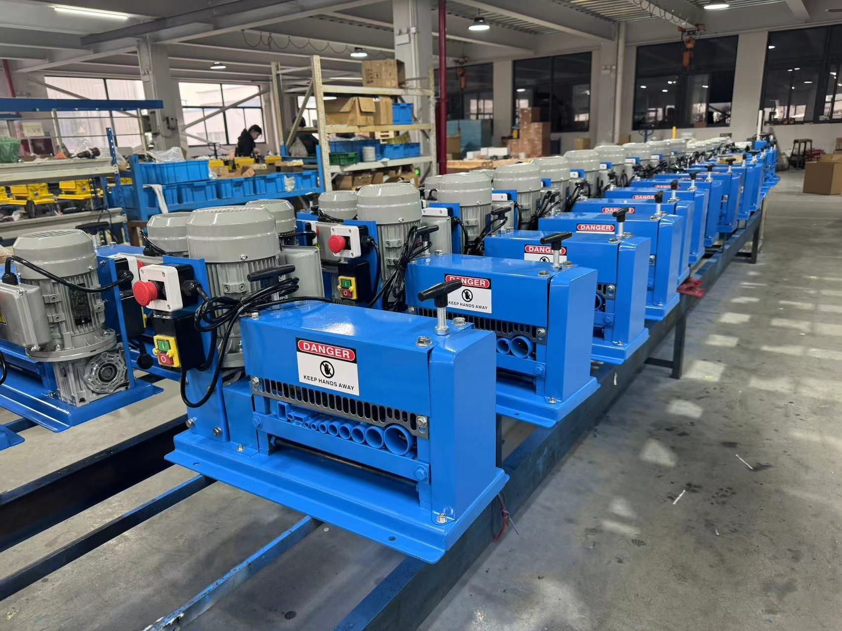 ST-038M automatic cable stripping machine/cable making equipment/cable striper machine