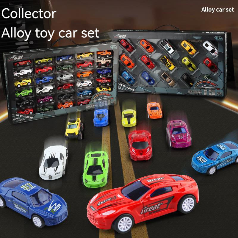 Custom Collection 1/64 Scale Mini Metal Sliding Storage Model Car Small Alloy Hotwheels Vehicle for Kids Diecast Toys