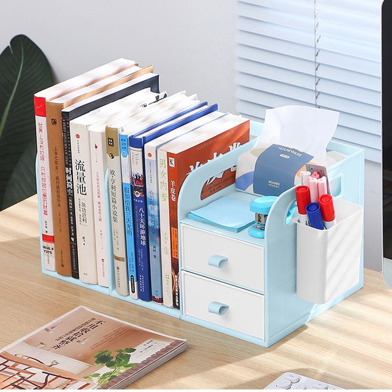 Home household items Mini table plastic storage drawer children's desktop bookshelves to collect and arrange shelves