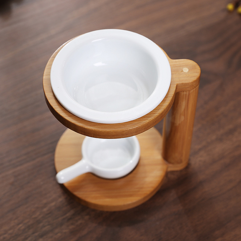 Wooden Essential Oil Burner Scented Wax Melt Burner with Candle Holder Aromatherapy Aroma Burner Oil Diffuser Candle Tealight