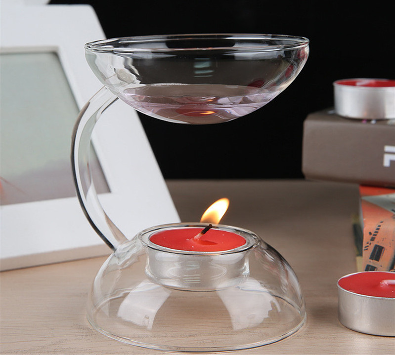 New Design Glass Oil Burner High Quality Candle Aromatherapy Oil Lamp Living Home office Room Decorations