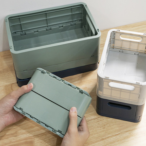 Wholesale Small Size Plastic PP Foldable Crate Box Portable Stackable Box Collapsible Box For Storage