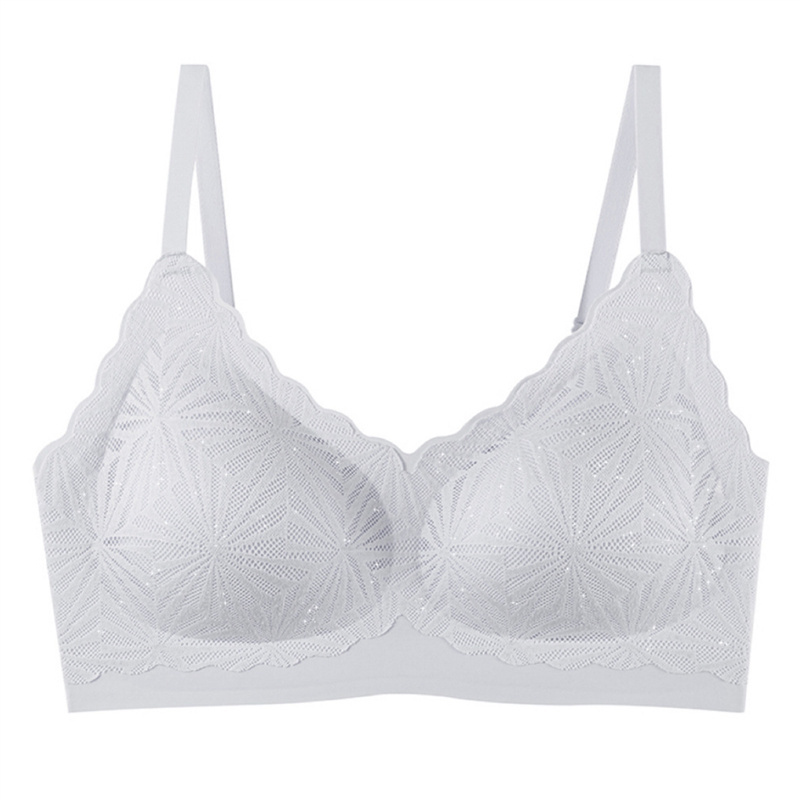 Small Chest Fixed Cup Bras for Women  gathering small chest fixed cup French lingerie  Lace lingerie