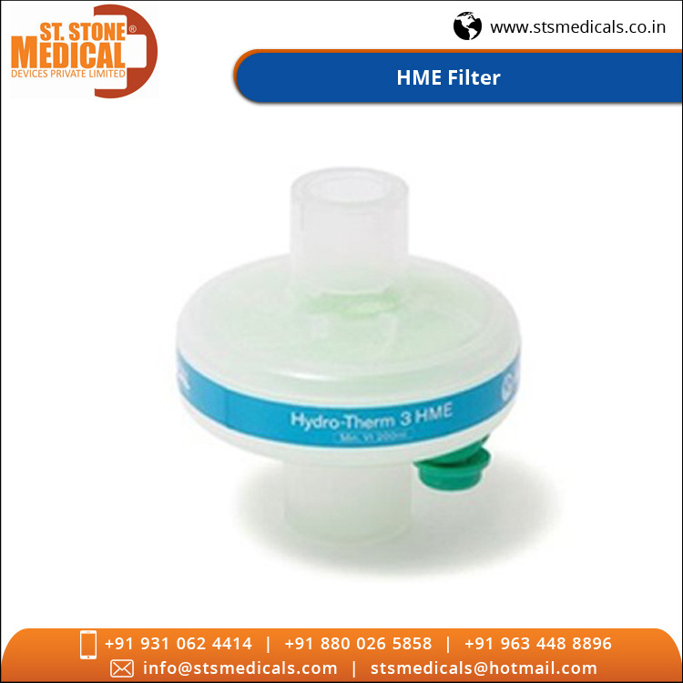 Leading Supplier of Best Quality Disposable Medical Consumable PVC Material HME Filter at Competitive Price