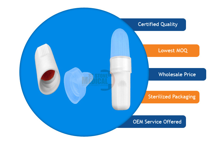 Leading Manufacturer of Superior Quality Medical Grade Non Sterile Minicap (CAPS WITH POVIDONE IODINE) at Best Price