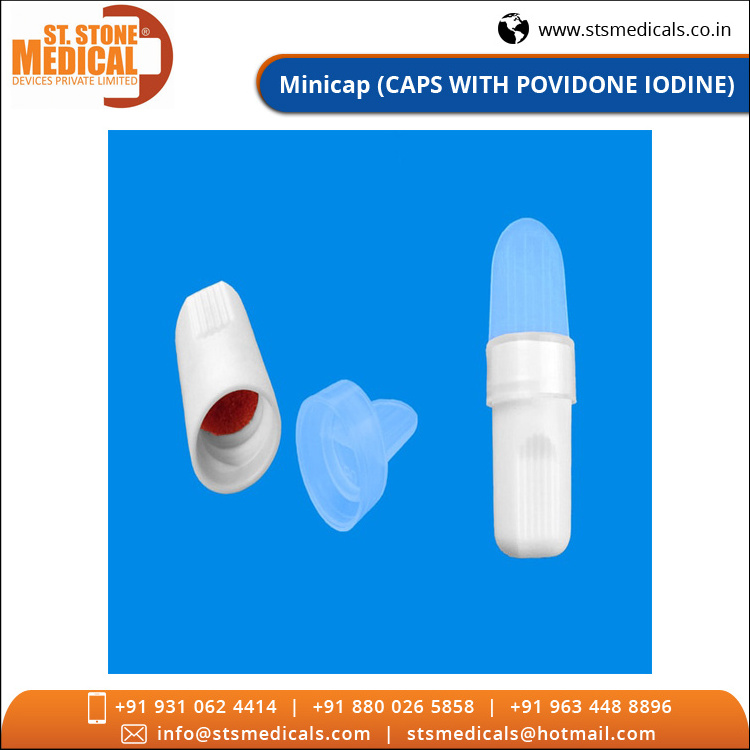 Leading Manufacturer of Superior Quality Medical Grade Non Sterile Minicap (CAPS WITH POVIDONE IODINE) at Best Price