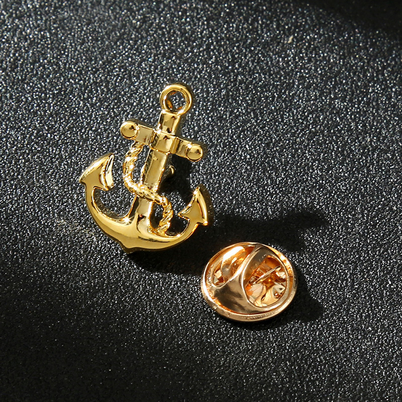 Sailing Anchor Cuff links for Men gold Tuxedo Shirt Cuff links Business Wedding cuff links