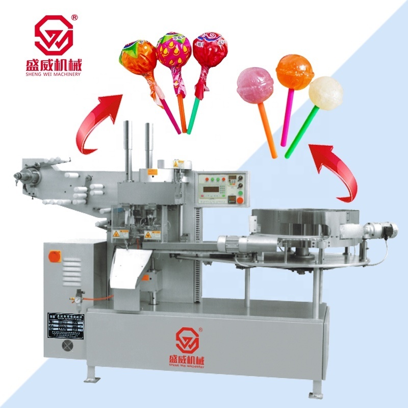 High Speed Lollipop Gummy  Candy Cotton Candy  Small Candy Packaging Machine Price