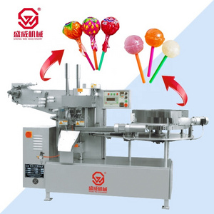 High Speed Lollipop Gummy  Candy Cotton Candy  Small Candy Packaging Machine Price