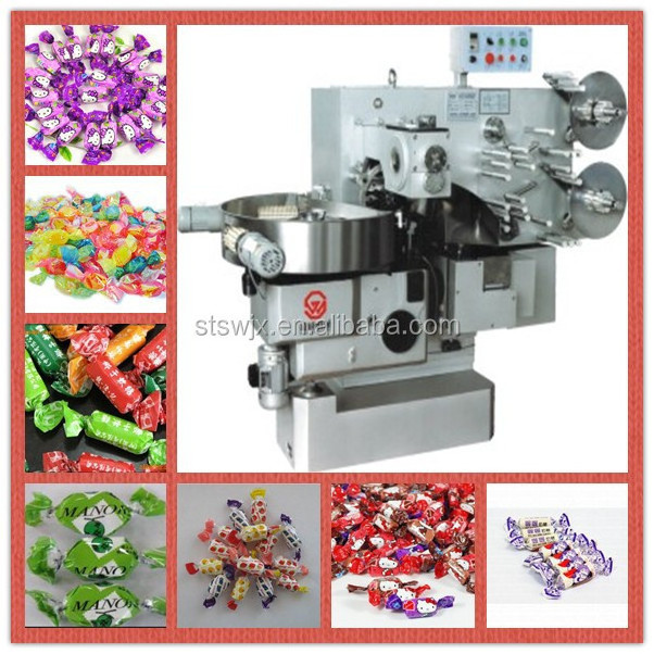 auto double twist toffee candy wrapping machine