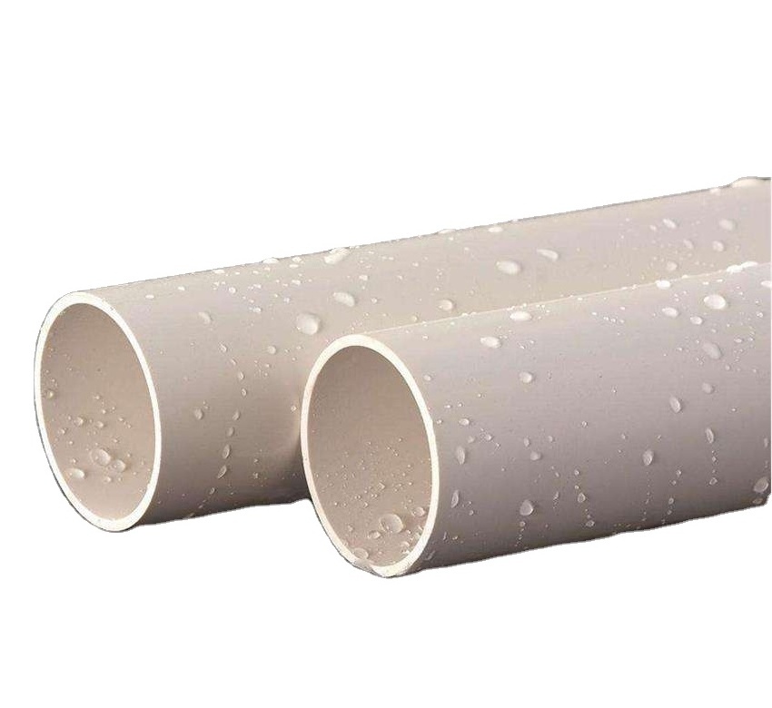 environmental Protection Agriculture Farm Irrigation High Pressure white PVC Hydroponic pipe for Planting fruits and vegetables