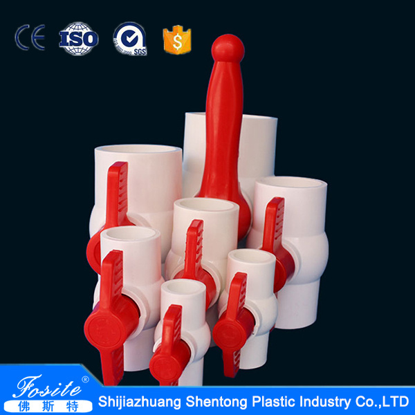 China manufacture pvc/cpvc/upvc ball valve