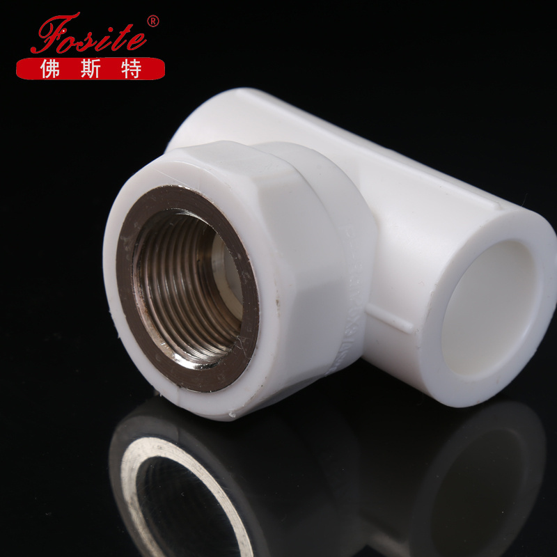 Female and male thread tee, socket,elbow union PPR pipe  fitting