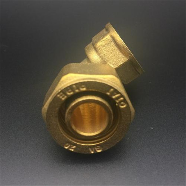 PEX Compression Brass fitting Wholesale 16mm 20mm Water Tube Plumbing Materials Brass PEX Pipe Fittings