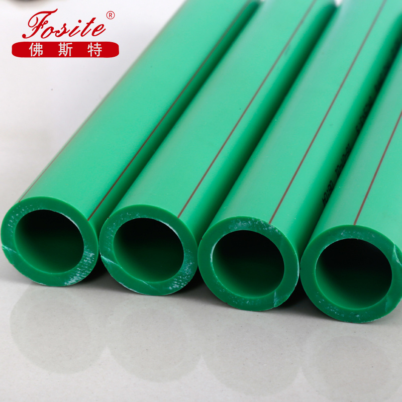 high quality PPR Plastic Water Tube Competitive PPR Hot Water Polypropylene Pipe Price  for water supply