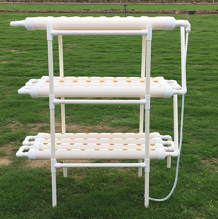 hydroponic tube square PVC pipe hydroponic for NFT system