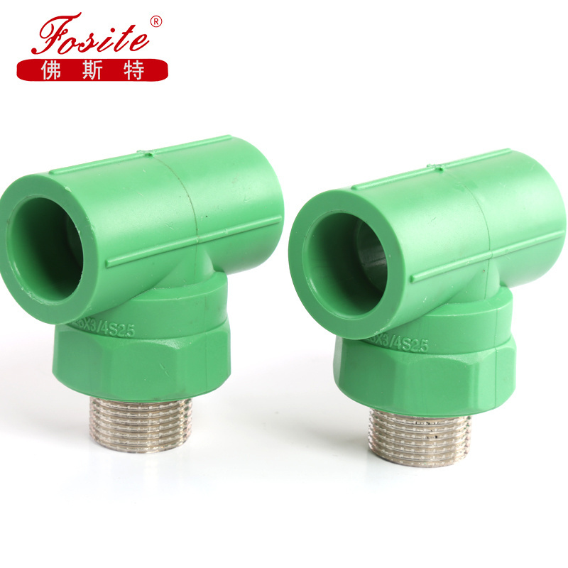 Professional ppr pipe joint /cross fitting/Equal Cross ppr pipe for hot water