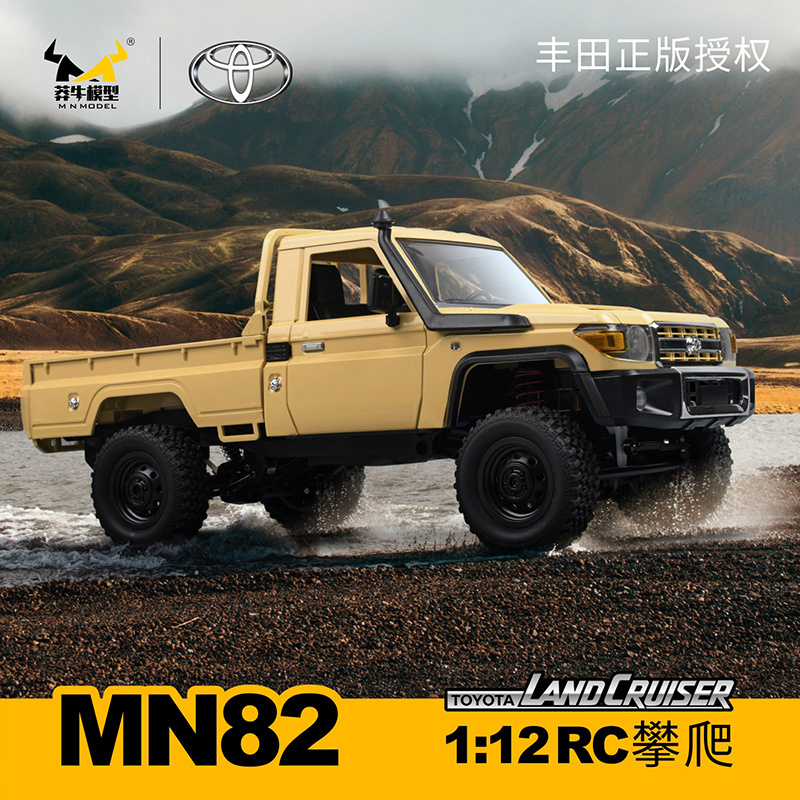 New MN82 1/12 RC Car 2.4G Full Scale Off-Road Remote Control Climbing Vehicle Retro Model Toys For Boys and Adults