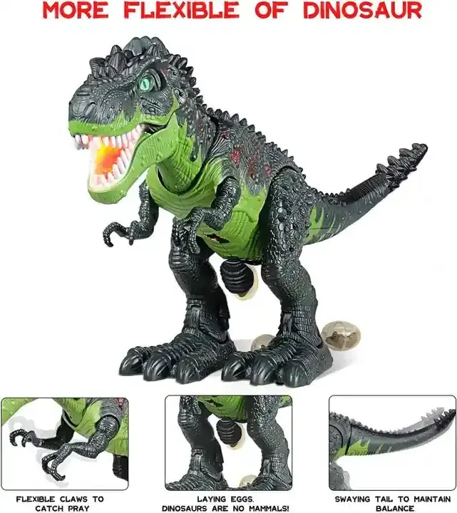 007 New Electronic Walking Tyrannosaurus Rex Dinosaur Remote Control Dinosaur toys with Lights and Sounds