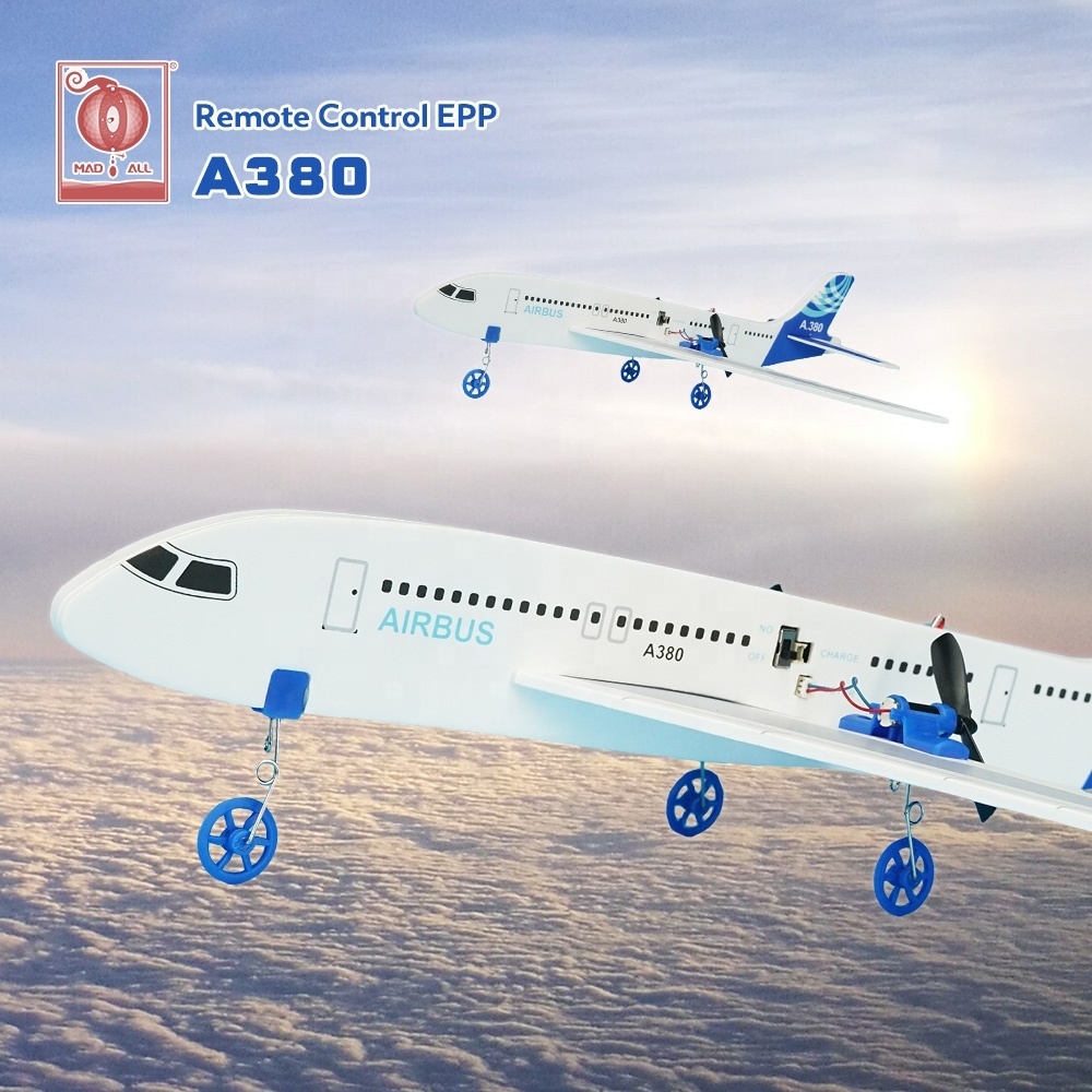 RC Remote Control Plane A380 Kid Gift Airplane 2.4G Remote Control Fighter Hobby Plane Glider Airplane EPP Foam Toys RC Plane