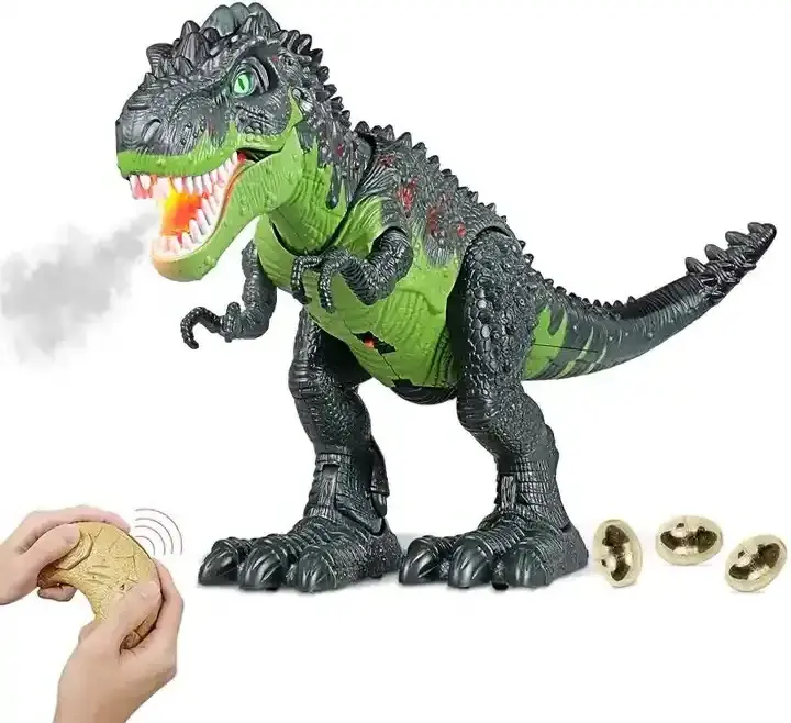 007 New Electronic Walking Tyrannosaurus Rex Dinosaur Remote Control Dinosaur toys with Lights and Sounds