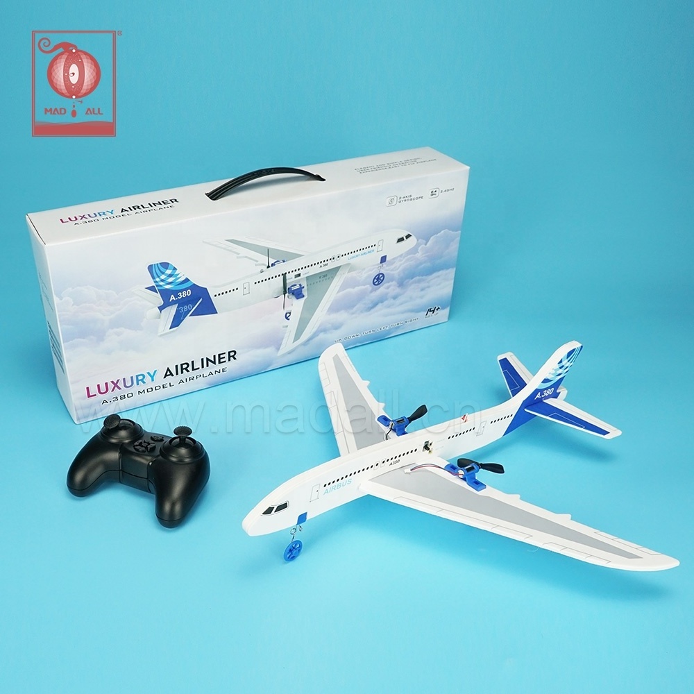 RC Remote Control Plane A380 Kid Gift Airplane 2.4G Remote Control Fighter Hobby Plane Glider Airplane EPP Foam Toys RC Plane