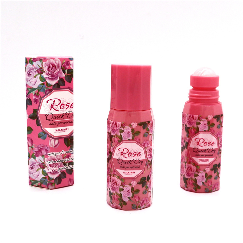 Tailaimei Rose Ricy Mint Secret Deodorant & Antiperspirant Underarm Hyperhidrosis Roll-On Antiperspirant Deodorant Stick