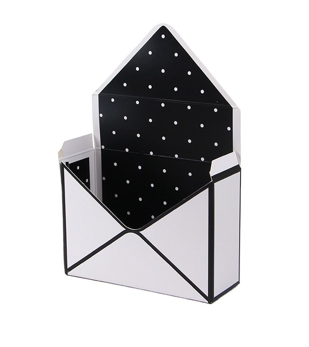 Envelope Flower Boxes Basket Bouquet Gift Box Folding Floral Bouquet Cardboard Packing Box Flower Paper Holder Decorative