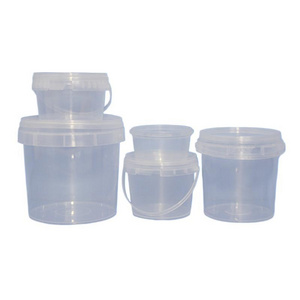 Customized Color Pail Food grade 15L 5Gallon 20L PP plastic bucket With Plastic Handle Lid