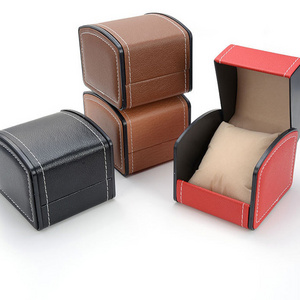 Luxury Watch Hard Box with Pillow Leather Gift Watch Packaging Case for Men or Women