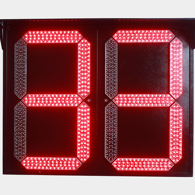 Energy Saving 300mm and 400mm Large LED Traffic Light Countdown Timer Three Digits China Supplier