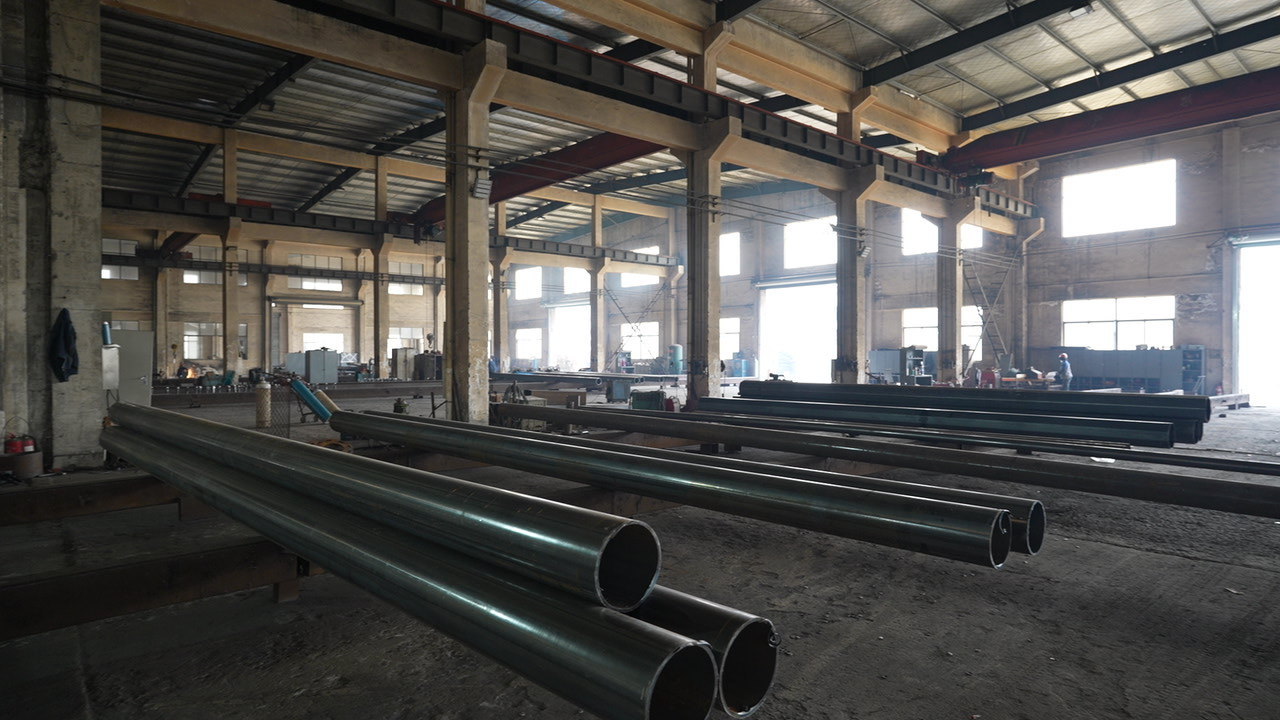 Shuntai 15 Meters 35 Meters High Mast Lighting Poles For Gymnasium And School