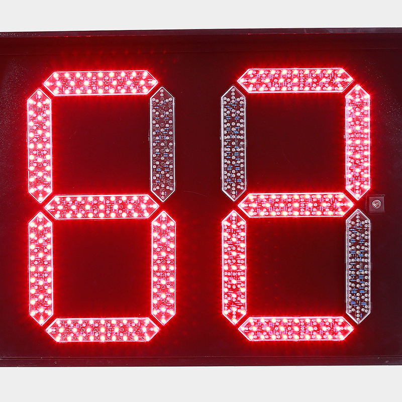 Energy Saving 300mm and 400mm Large LED Traffic Light Countdown Timer Three Digits China Supplier