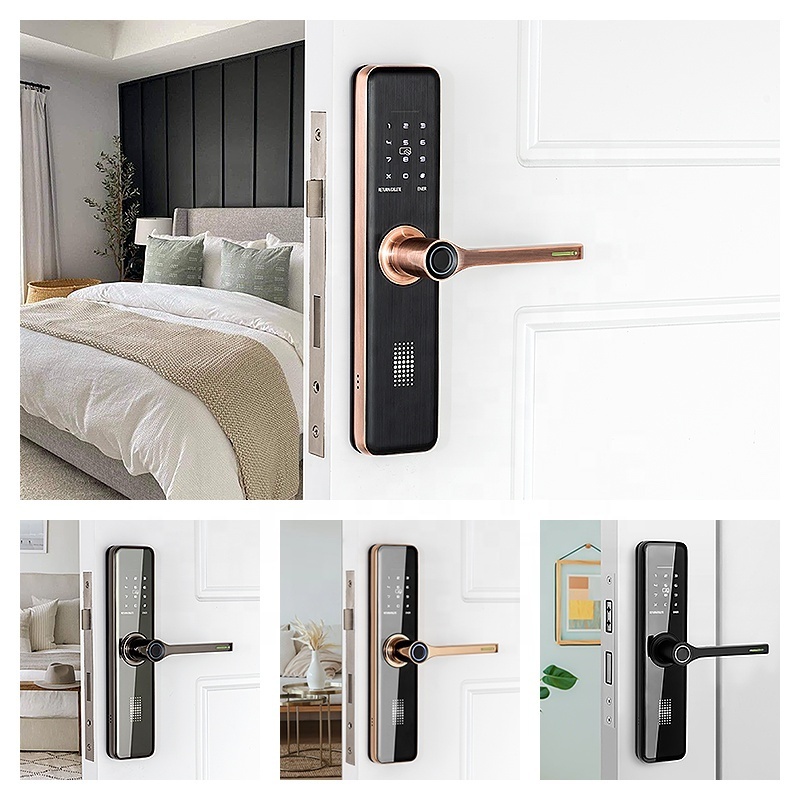 Bold Euro Mortise Keyless Connected Nuki Samsung Mijia Same Style August Smart Door Lock