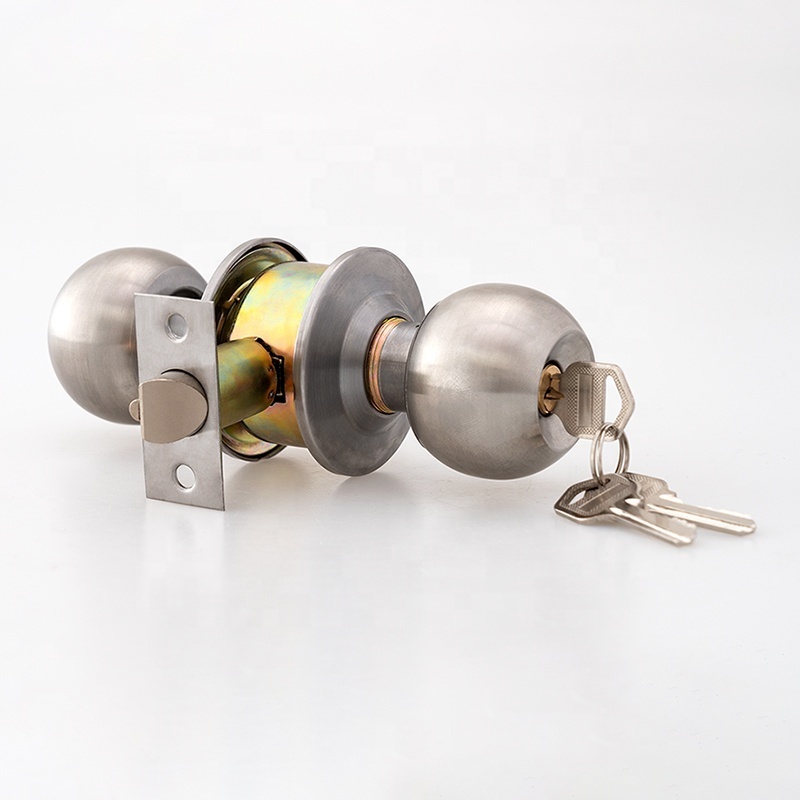 Factory Wholesales Interior Room Tubular Round Knob Cylindrical Door Lock Door Knob Lockset