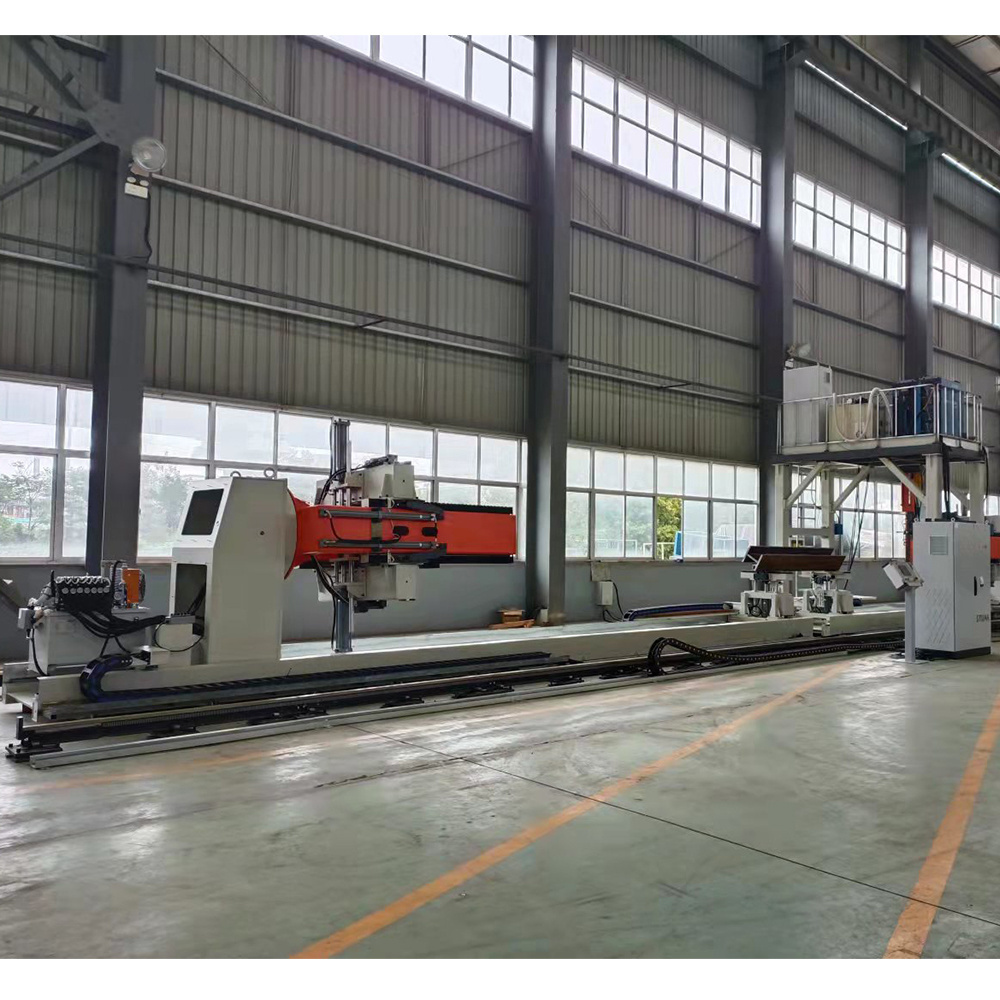 Automatic submerged arc multifunction h beam circular seam welding equipments assembling welding straightening machine