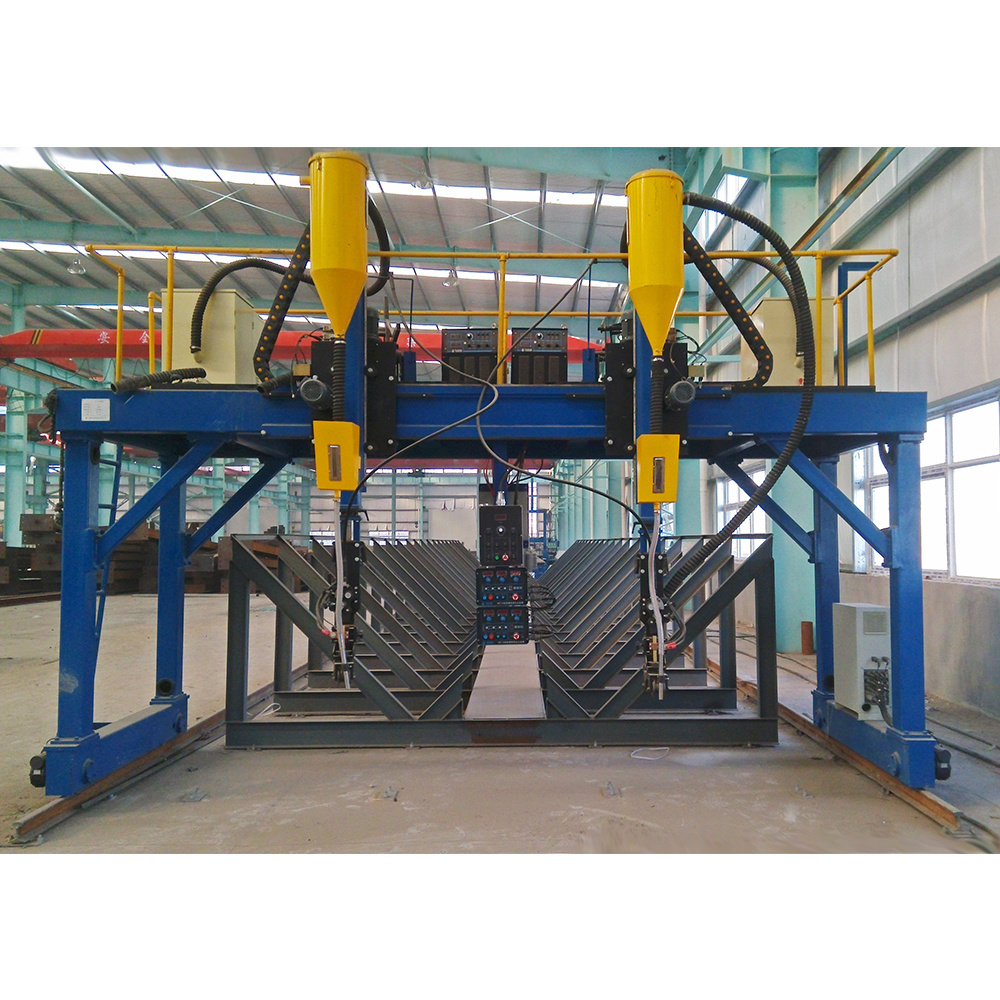 Automatic submerged arc multifunction h beam circular seam welding equipments assembling welding straightening machine