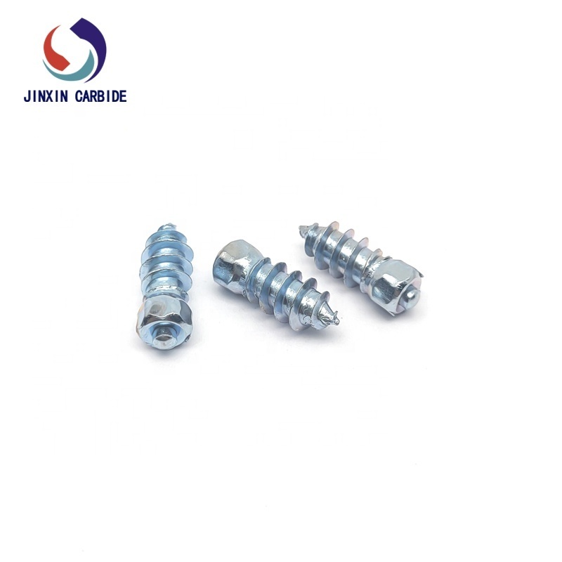 JX6*6-H18 Tungsten Carbide winter studded tires tractor tire studs ice spikes for sale