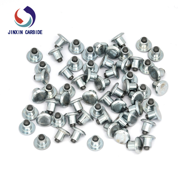 Silver Color JX6.5-5.7-1 Snow Nails Tire Studs for Bicycle Motorcycle Tyre