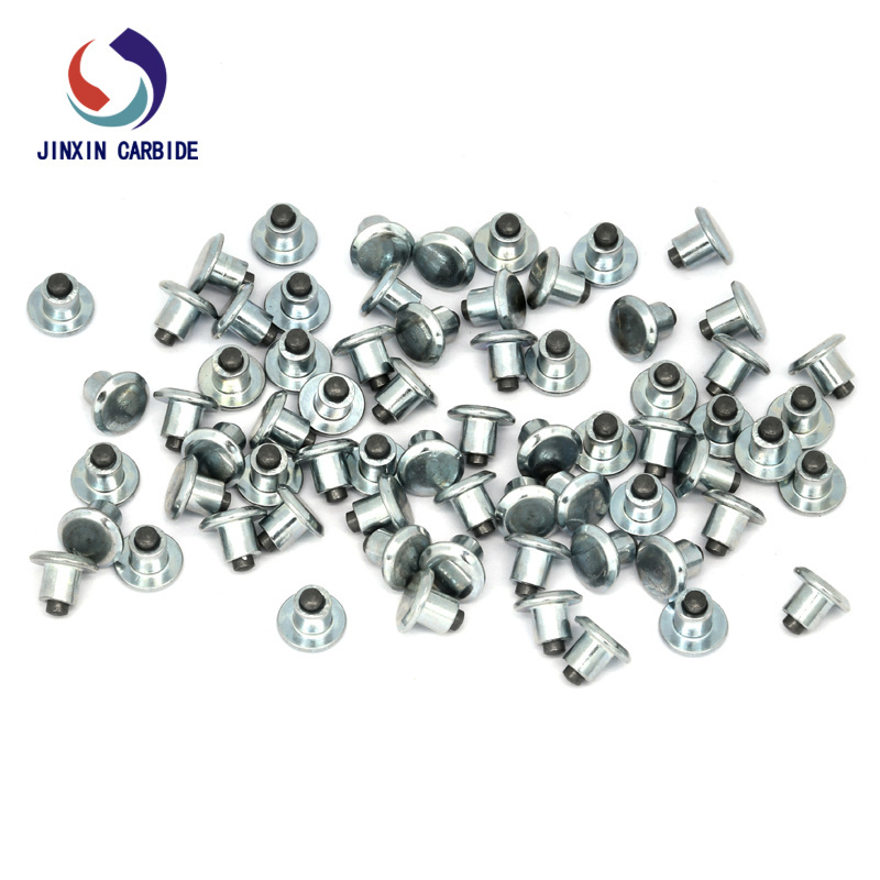 Silver Color JX6.5-5.7-1 Snow Nails Tire Studs for Bicycle Motorcycle Tyre