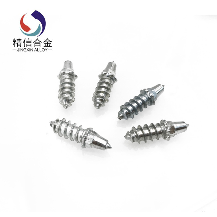 JX6*6-H27-T10 Tungsten Carbide Studs 27mm Screw-in Ice Studs for Racing Car