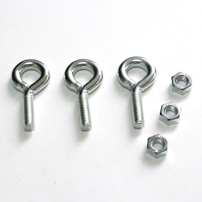 Factory Direct Zinc Plated Stainless Steel Metric Imperial Sheep Eye Bolt