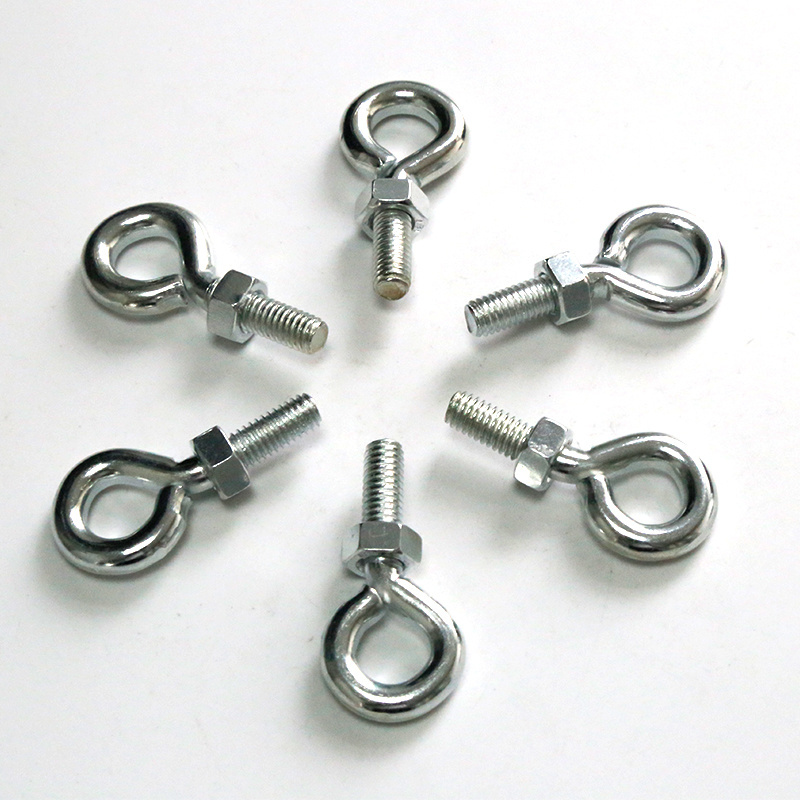 Factory Direct Zinc Plated Stainless Steel Metric Imperial Sheep Eye Bolt