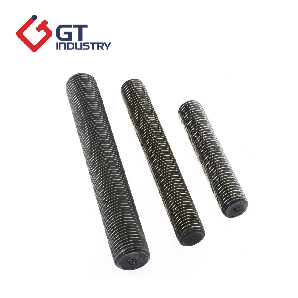 High strength M8 5/16 Class 5.8 ASTM A320 plain half threaded UNF square screw thread steel bar