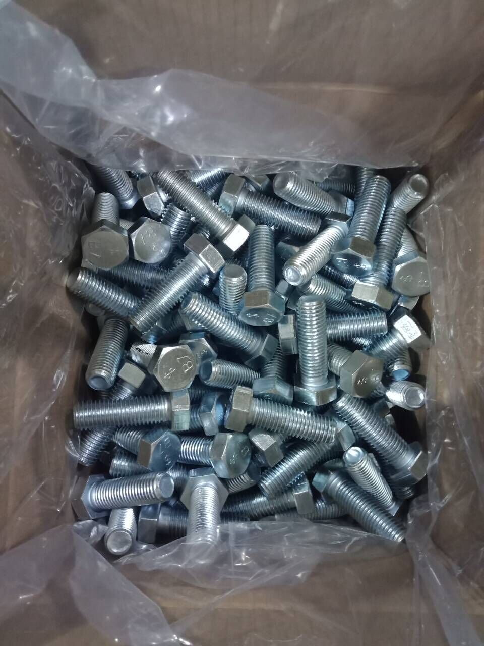 Heavy Bolt Nut A325 A307 Grade B Zinc Plated Metric M33 M36 M42 Grade 4.8 8.8 10.9 Din933 DIN931 Astm A193 B7 Hex Bolts