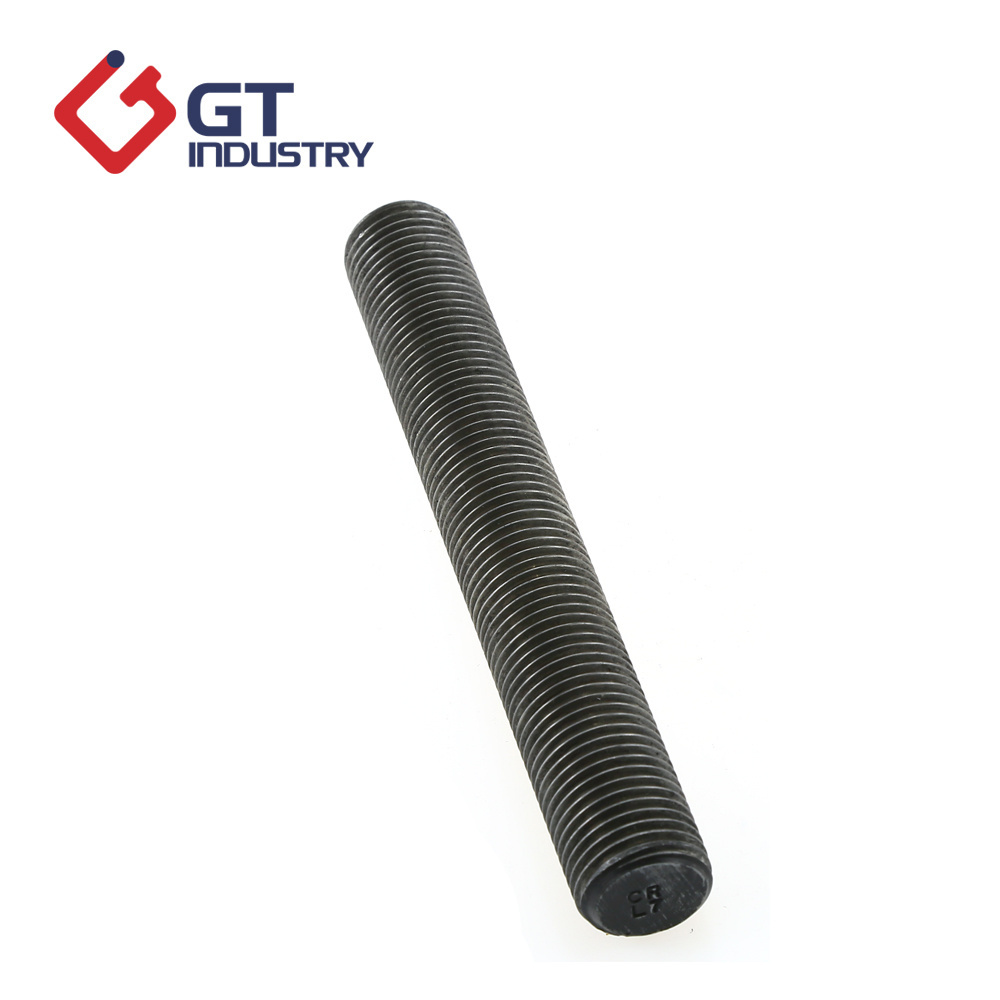 High strength M8 5/16 Class 5.8 ASTM A320 plain half threaded UNF square screw thread steel bar