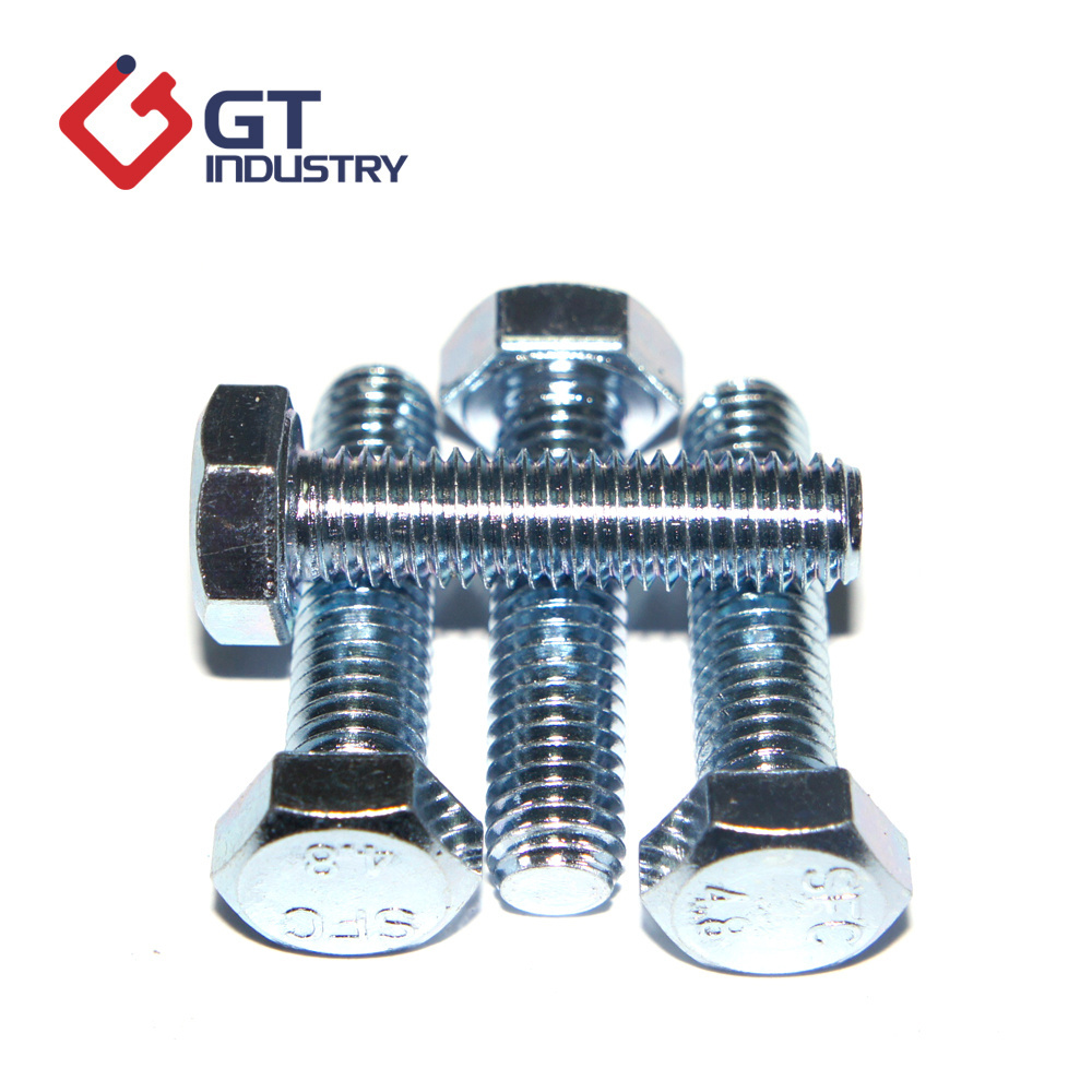 M16 Washer High Tensile Fastener Grade 4.8 8.8 Screw Din931 Din933 Metric Galvanized Strength M36 X 170Mm Hex Bolt and Nut