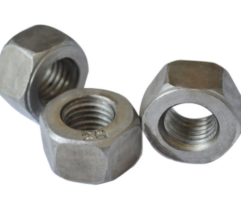 A194 Grade 2H Coupling Nuts 3/8 5/9 Yellow Zinc Color Zinc Used for Pipeline Carbon Steel Heavy Nut