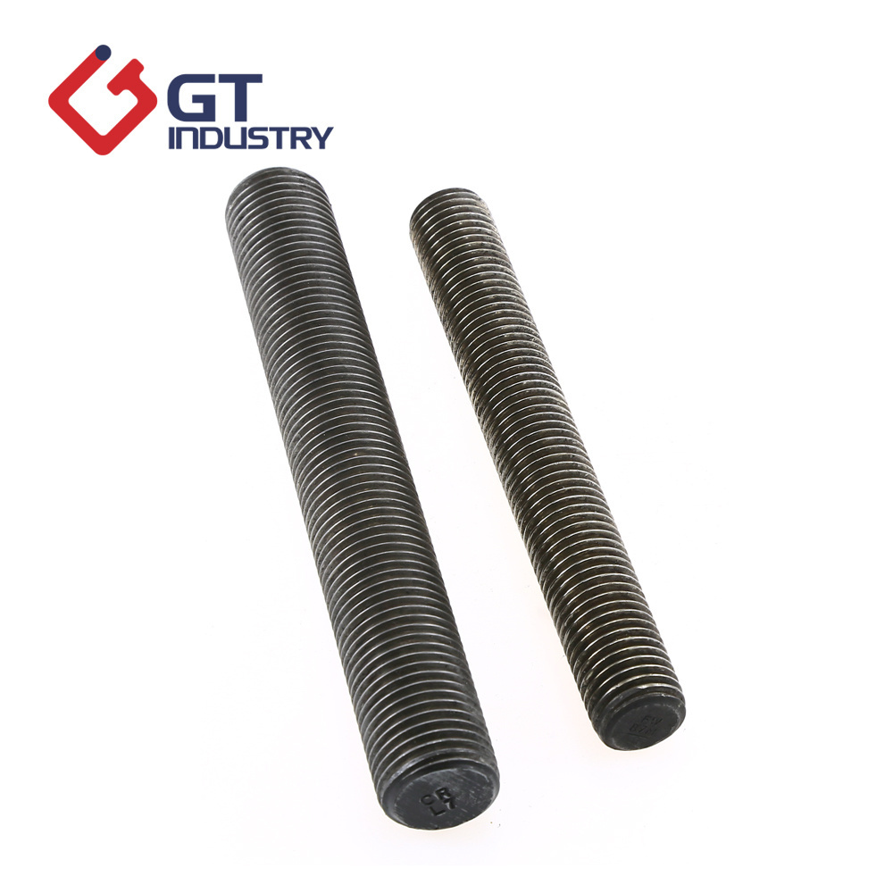 High strength M8 5/16 Class 5.8 ASTM A320 plain half threaded UNF square screw thread steel bar