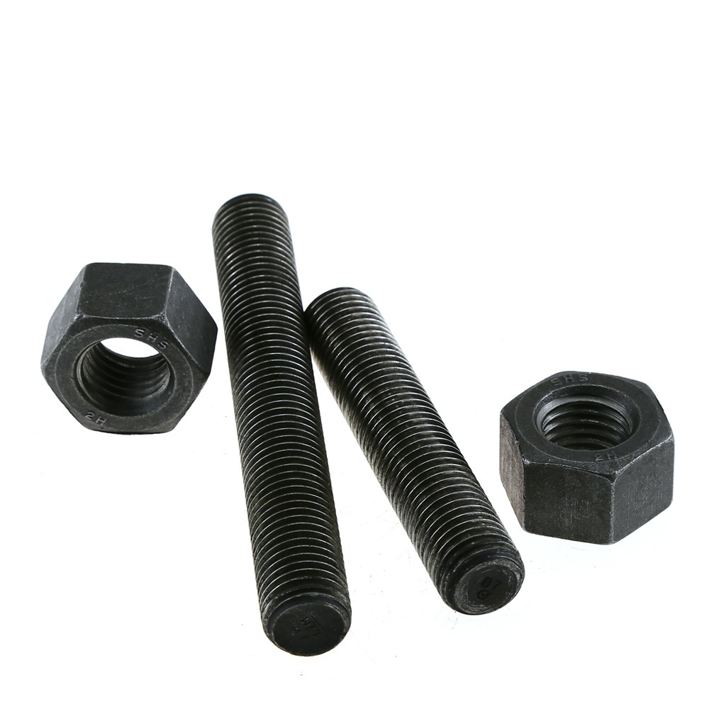 M88 M9 M93 M8 M64 M83 Hex Bolt Bolt Black Grade Galvanized Astm A193 B7 Bolts And A194 2H Nuts